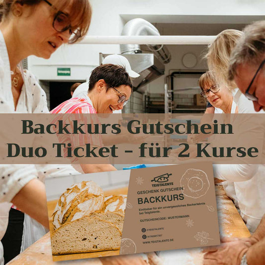Backkurs Gutschein Duo Ticket